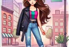 stylish cartoon dp for girls