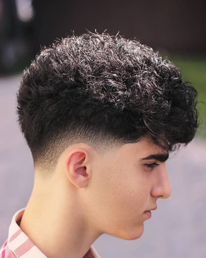 hairstyles for curly hair men