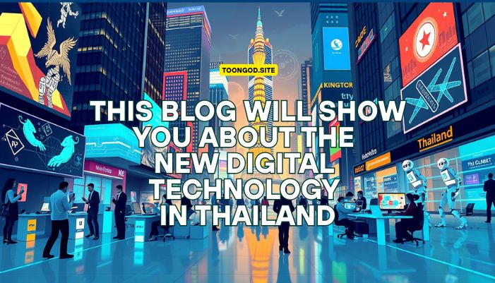 this blog will show you about the new digital technology in thailand