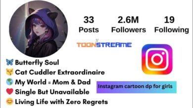 instagram cartoon dp for girls