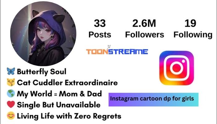 instagram cartoon dp for girls