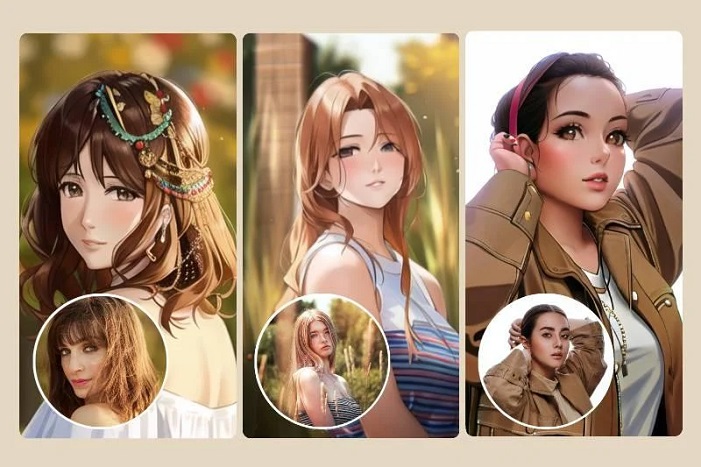 instagram cartoon dp for girls