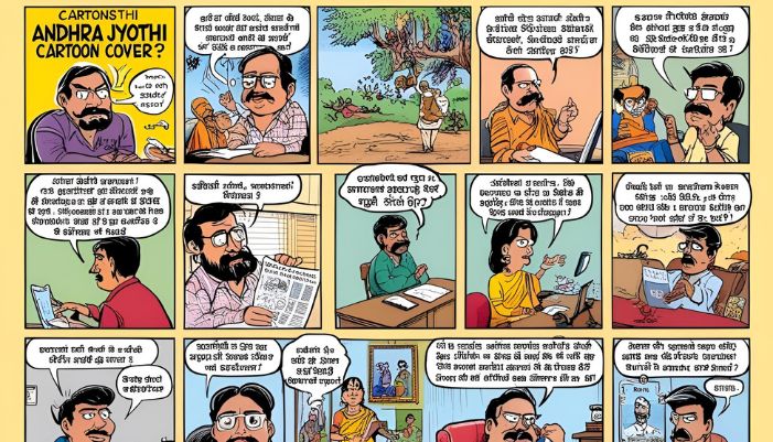 andhra jyothi cartoon paper 