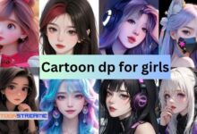 cartoon dp for girls