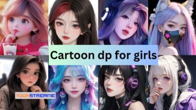 cartoon dp for girls